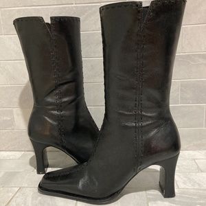 BR SAMARI-LEA Black Mid-calf Bootie